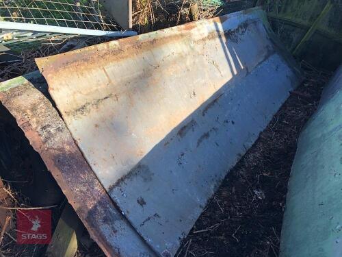 2 GALVANISED SHEETS OF STEEL