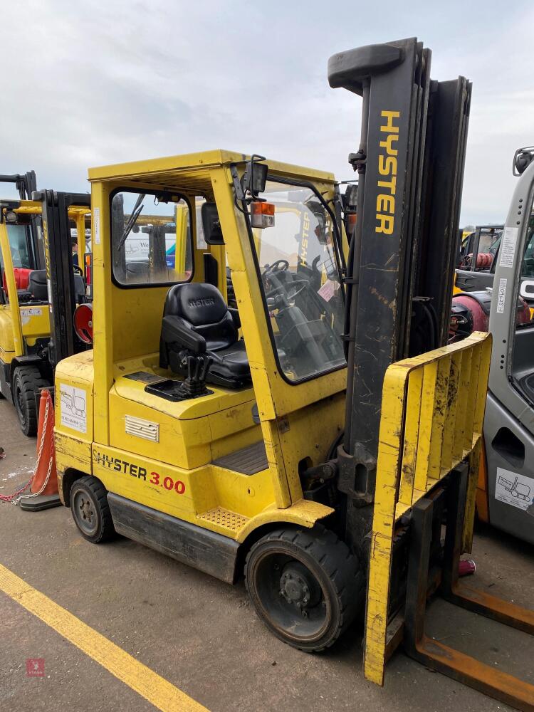 2002 HYSTER S3.00XM-U GAS FORKLIFT TRUCK