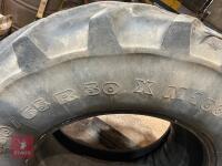 PAIR OF MICHELIN 540/65 R30 TYRES - 2