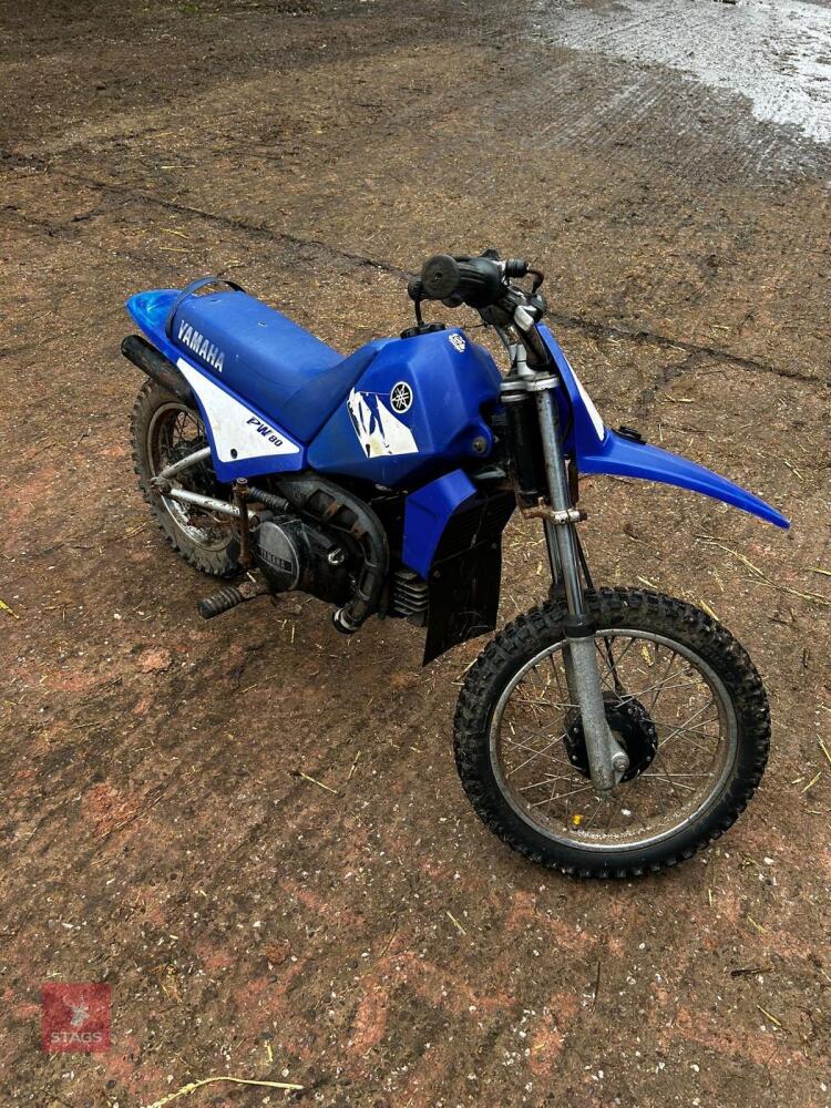 YAMAHA PW80 BEGINNER MOTORBIKE