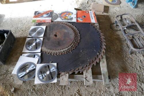 13 CIRCULAR SAW BLADES