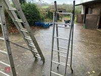 ALUMINIUM EXTENDING LADDERS ETC - 11