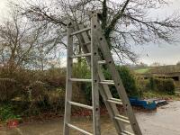 ALUMINIUM EXTENDING LADDERS ETC - 12