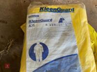 QTY SAFETY/ HAZARD PROTECTION COVERALLS - 4