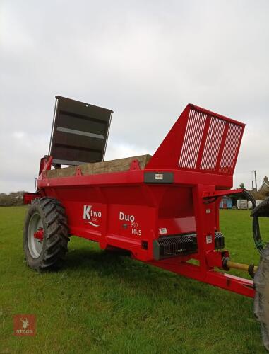 2017 KTWO DUO 900 MK5 MUCK SPREADER