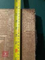 HARDWOOD DOOR WITH HANDLE - 2