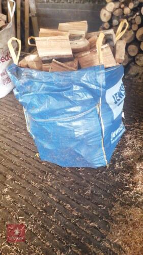 DUMPY BAG OF SEASONED BEECH LOGS