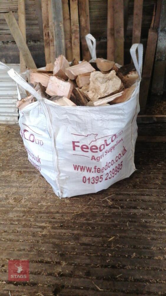 DUMPY BAG OF MIXED SEASONED LOGS