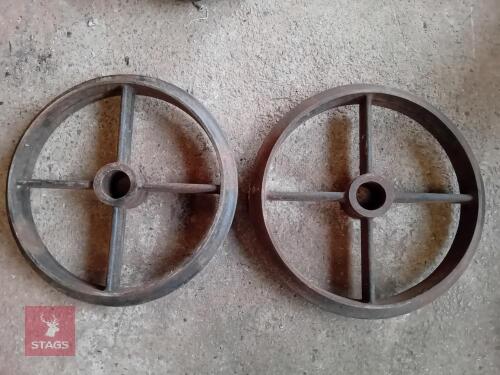 CAST IRON ROLLER RING WHEELS (S/R)