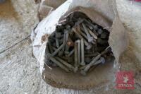 BAG OF LARGE SCREW BOLTS