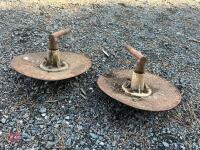 2 X TRAMLINE MARKER DISCS - 4