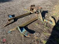 PAIR OF FORD LOADER BRACKETS - 9