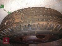 2 FIRESTONE LORRY/TRAILER WHEELS & TYRES - 2