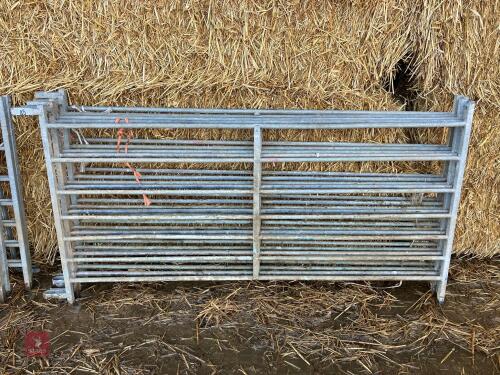 5 X 6' GALVANISED HURDLES (45)