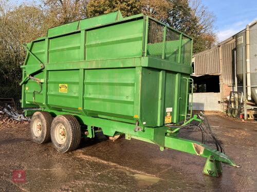 2013 WEEKS 11T SILAGE TRAILER