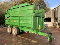 2013 WEEKS 11T SILAGE TRAILER