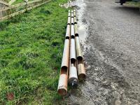 3 LENGTHS OF GUTTERING DRINKERS (69) - 2