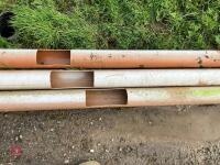 3 LENGTHS OF GUTTERING DRINKERS (69) - 5