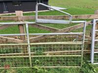 8' 1'' GALVANISED MESH GATE (71) - 2