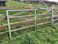 8' 1'' GALVANISED MESH GATE (71) - 6