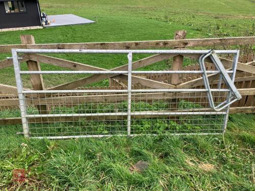 8' 6'' GALVANISED MESH GATE (74)