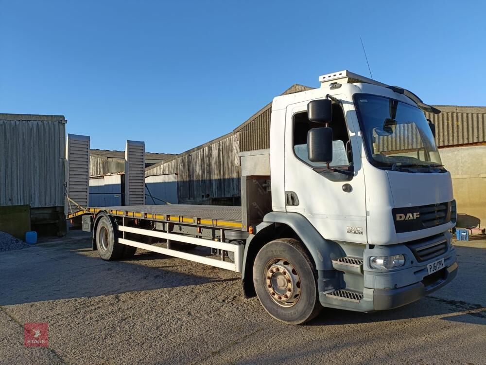 DAF LF55 BEAVERTAIL LORRY