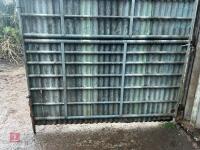 2 X 10' 6'' X 7' 6'' SHEETED GATES - 2