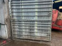 2 X 10' 6'' X 7' 6'' SHEETED GATES - 8