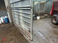 2 X 10' 6'' X 7' 6'' SHEETED GATES - 10