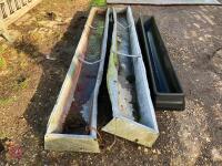3 GROUND FEED TROUGHS - 2