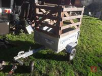 3' X 3.5' SINGLE AXLE CAR TRAILER - 3