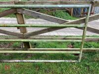 11' 6'' GALVANISED YARD GATE (145) - 2