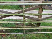 11' 6'' GALVANISED YARD GATE (145) - 3