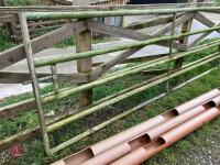 11' 6'' GALVANISED YARD GATE (145) - 4