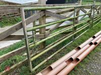 11' 6'' GALVANISED YARD GATE (145) - 5