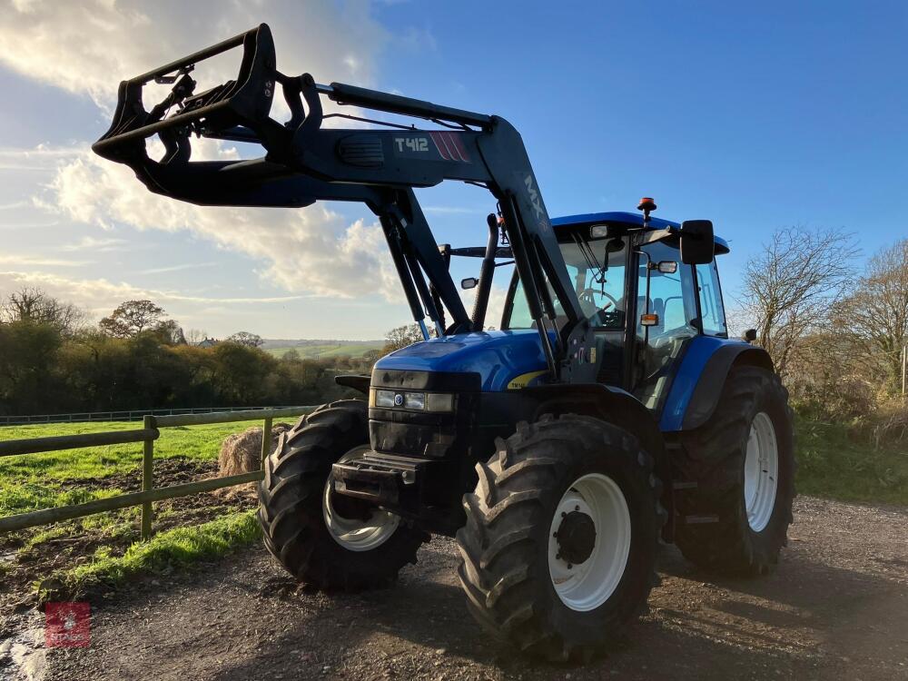 2003 NEW HOLLAND TM140 4WD TRACTOR