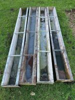 4 X 10' IAE GALVANISED SHEEP TROUGHS - 2