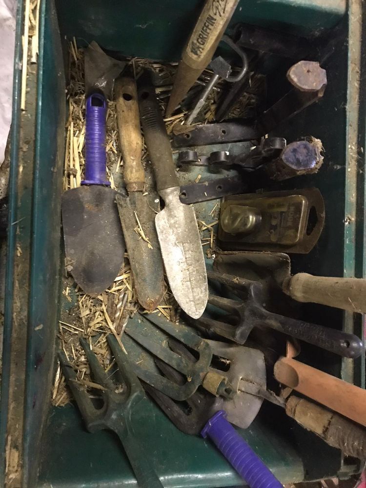 ASSORTMENT OF GARDEN HAND TOOLS