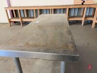 STAINLESS STEEL KITCHEN WORK TABLE - 3