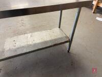 STAINLESS STEEL KITCHEN WORK TABLE - 4