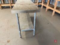 STAINLESS STEEL KITCHEN WORK TABLE - 5