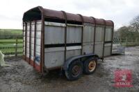 12' X 6' TWIN AXLE LIVESTOCK TRAILER - 3