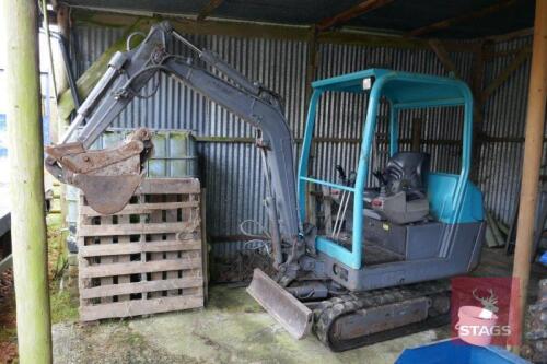 2005 VOLVO EC15B 1.5T MINI DIGGER