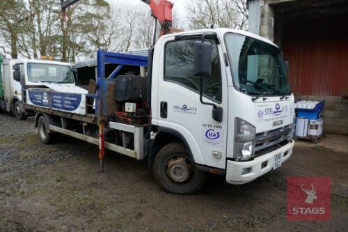 2012 ISUZU N75.190 DROPSIDE LORRY