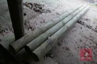 3 X 12' LONG WOODEN POLES - 4