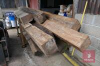 LARGQ QTY OF SAWN SOLID TIMBER - 4