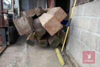 LARGQ QTY OF SAWN SOLID TIMBER - 5