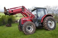 2002 MASSEY FERGUSON 4345 4WD C/W LOADER