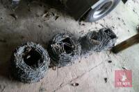 4 PART ROLLS OF BARBED WIRE - 3