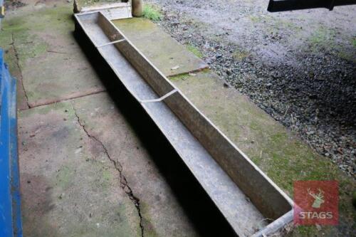 9' GALV GROUND FEED TROUGHS